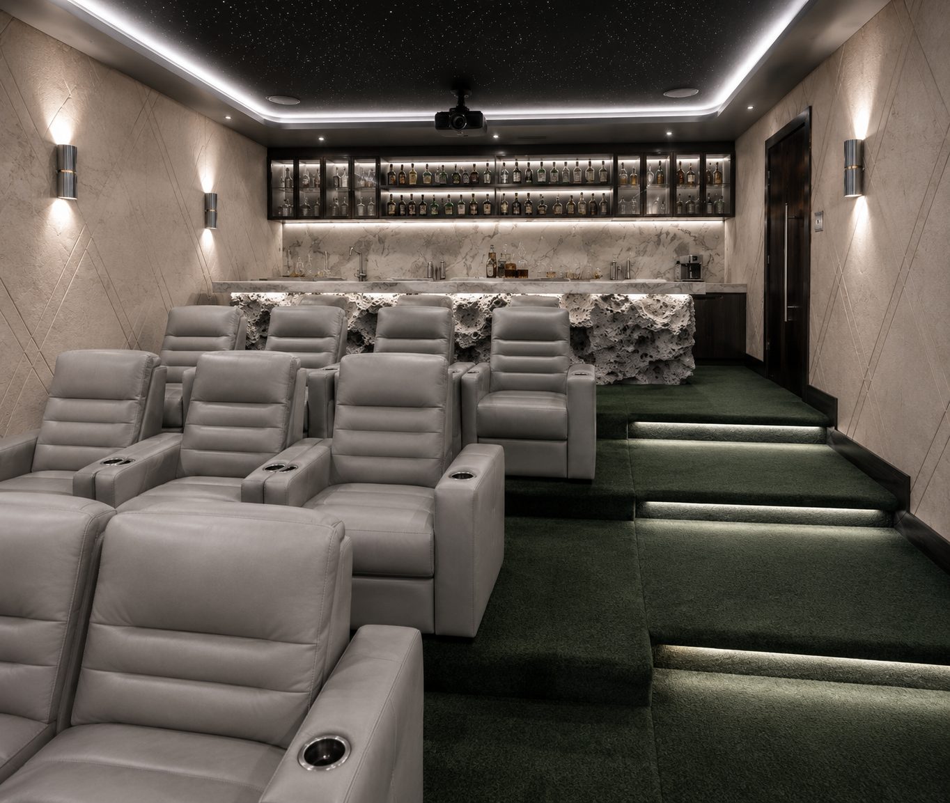 Cine en casa integrado por AV Prestige
